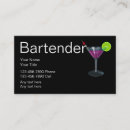 Search for mixed drinks business cards Barmaid