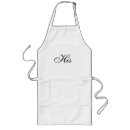 Search for his and hers aprons Mr and mrs