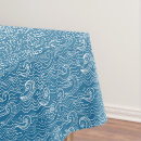 Search for ocean waves tablecloths Tropical