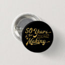 Search for 50th wedding anniversary buttons Typography