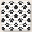 Recherche de pattes chiot de dessous de verres Motif paw