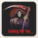 Recherche de la faucheuse dessous de verres Halloween