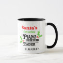 Search for christmas music mugs Pianist