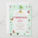 Search for in july christmas invitations Tropical holiday