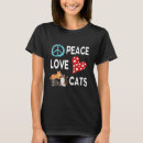 Search for peace love and happiness tshirts Heart