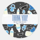 Search for blue grey baby shower stickers Modern
