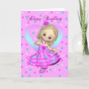Search for for dancing girl birthday cards Pink
