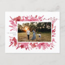 Search for modern floral design postcards Merry christmas