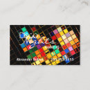 Search for disco business cards Colourful