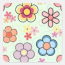 Search for flower drawing stickers Floral pattern