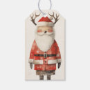 Search for black santa gift tags Red
