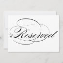 Search for reserved tabletop signs Calligraphy