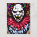 Recherche de halloween clowns cartes postales Déplaisant