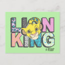 Recherche de roi lion cartes postales Le film de disney