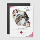 Recherche de burgundy save the dates Aquarelle florale