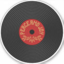 Search for vintage peace stickers Music