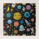 Search for planets puzzles Cartoon