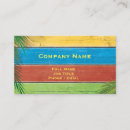 Recherche de feuille coloré cartes visite Boss