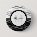 Recherche de pois blanc badges Nom
