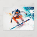 Recherche de snowboard cartes postales Hiver