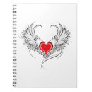 Search for angel wings notebooks Heart
