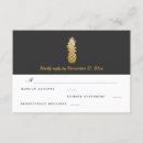 Search for gold pineapple invitations Black