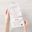 Search for peach and lavender wedding invitations Qr code