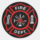 Search for fireman logo stickers Volunteer