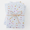 Search for wildflowers wrapping paper Watercolor boho wild flowers