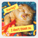 Search for cat eating stickers Funny