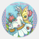 Search for funny bunny stickers Flowers