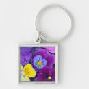Search for flowering pansy keychains Colourful