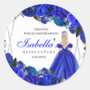 Search for royal blue and silver stickers Quinceanera
