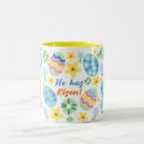 Search for he has risen mugs Easter