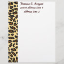 Search for leopard print stationery paper Stylish