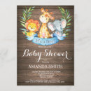 Search for animal baby shower invitations Safari