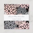 Recherche de dahlia rose cartes visite Élégant