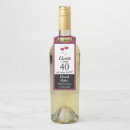 Recherche de bouteilles étiquettes Fête d'anniversaire