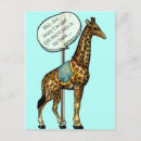 Search for vintage circus postcards Giraffe