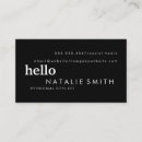 Search for expression standard business cards Artistic