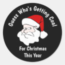 Search for christmas coal stickers Santa
