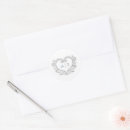 Search for blue silver wedding stickers Heart