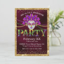 Recherche de masque de mardi gras invitations Glamour