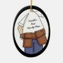 Search for carpenter ornaments Handy man