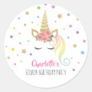 Search for pink unicorn stickers Glitter