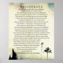 Search for desiderata posters Max ehrmann