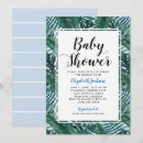 Search for palm leaves baby shower invitations Mother to be