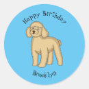 Search for poodles stickers Cartoon