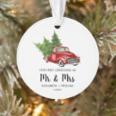 Search for truck ornaments Just married