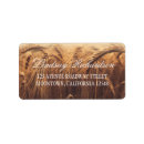 Search for wheat return address labels Rustic